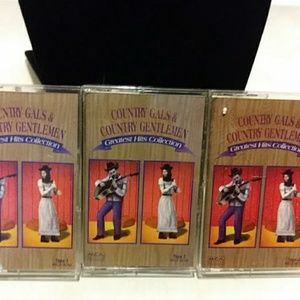 Vintage Country Gals & Country Gentlemen Greatest Hits Cassettes 3 Piece Set